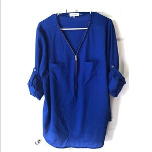 Calvin Klein Royal Blue Blouse